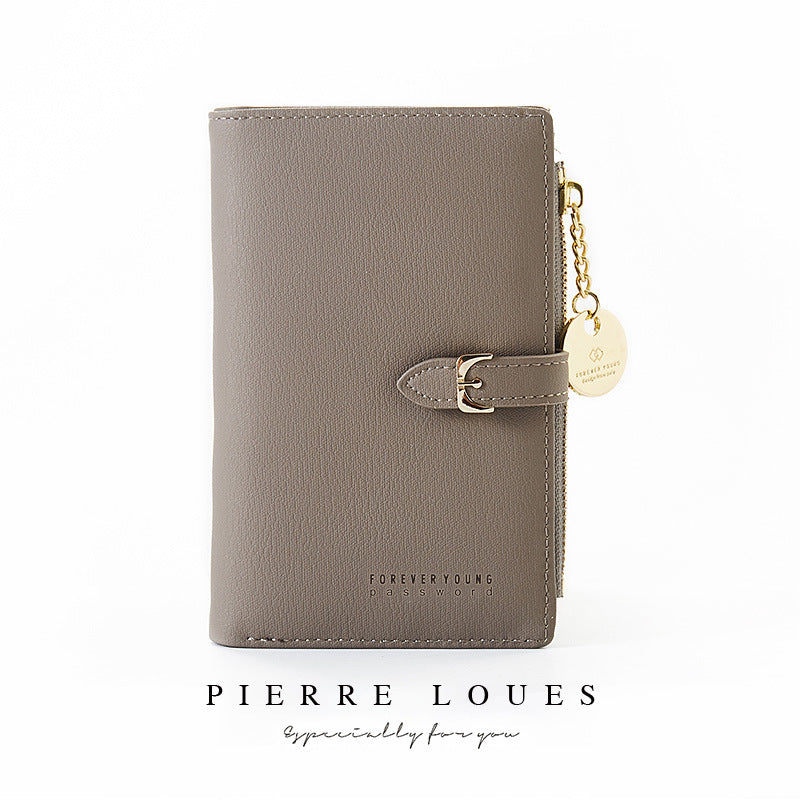Women's Beautiful Short Chic Zipper Multifunctional Ladies Wallets