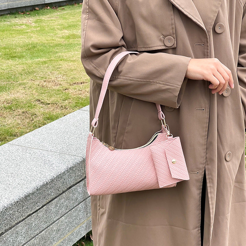 Women's Underarm Two-piece Set Korean Style Western Women's Shoulder Bag
