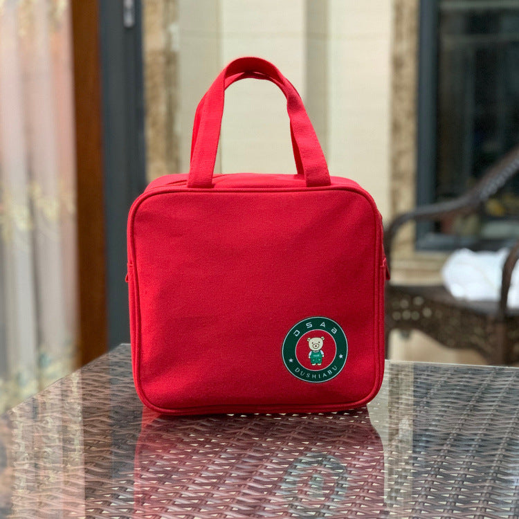 Style Cute Large Capacity Lunch Box Handbags