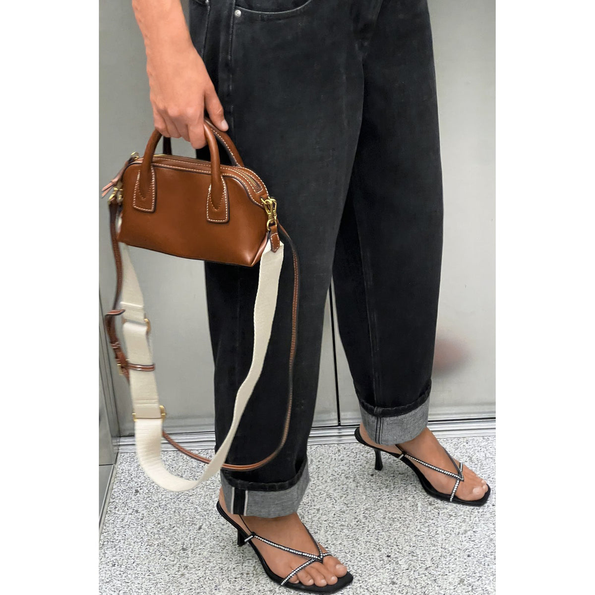 Women's Spanish Niche Bowling Fashionable High-grade Women's Messenger Bag