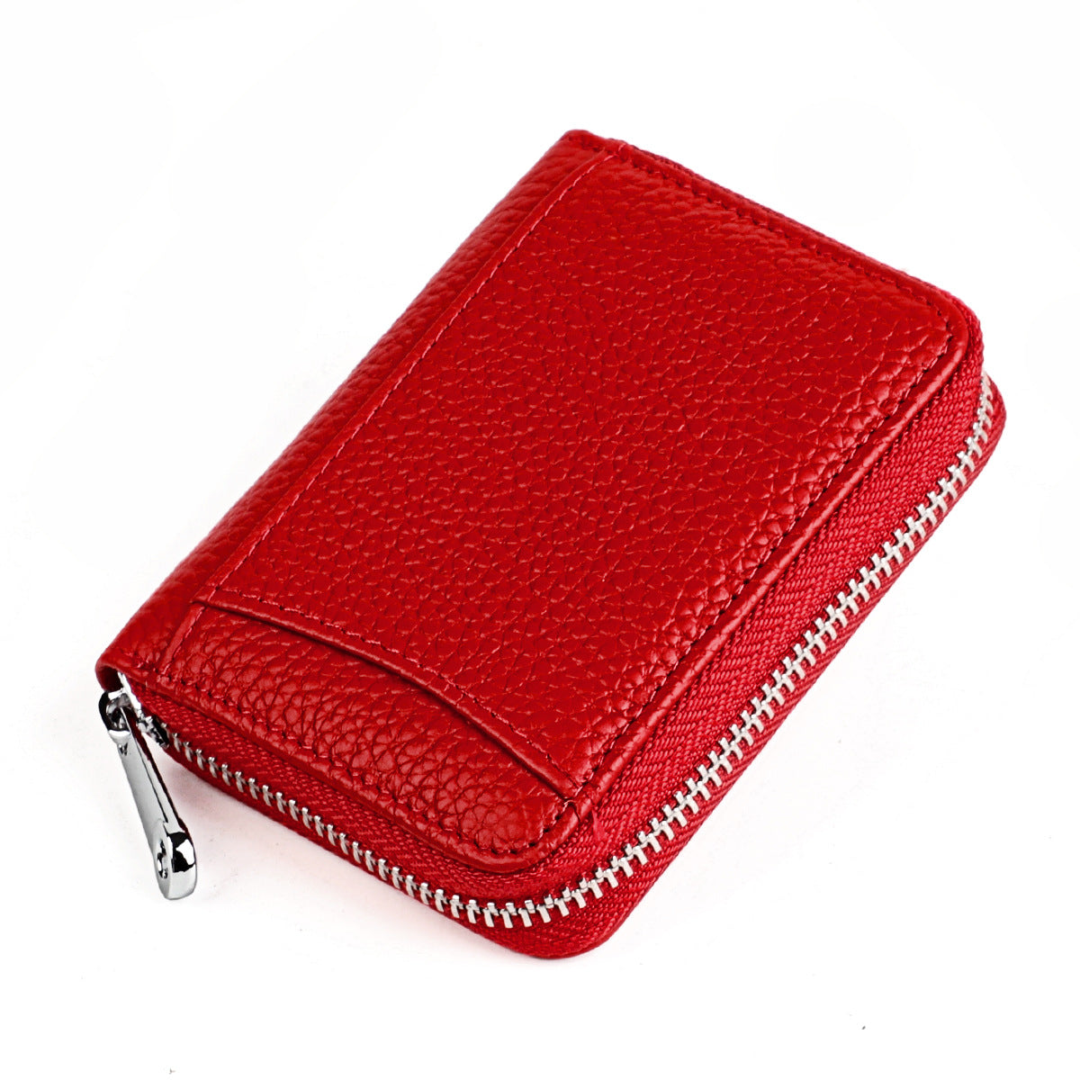 Women's & Men's & Swiping Leather Layer Cattlehide Card Holder