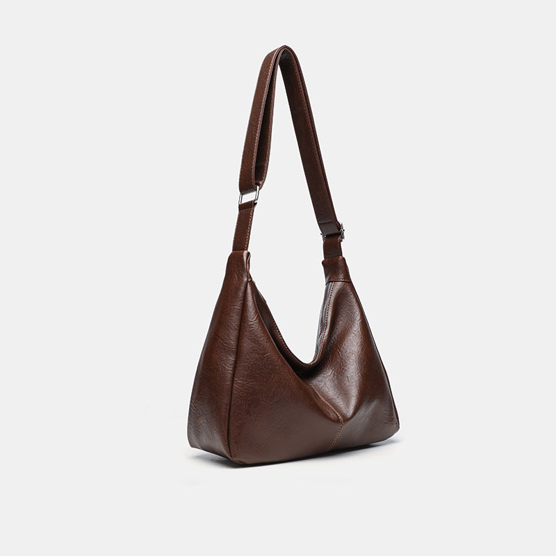 Retro Large Capacity Totes Fashionable Commuter Women's Shoulder Bag