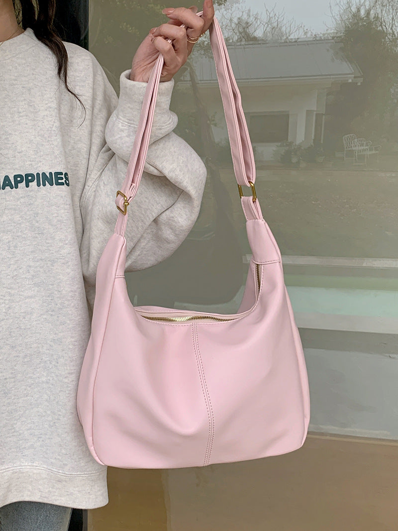 Capacity Pink Class Leisure Commute Big Crossbody Bags