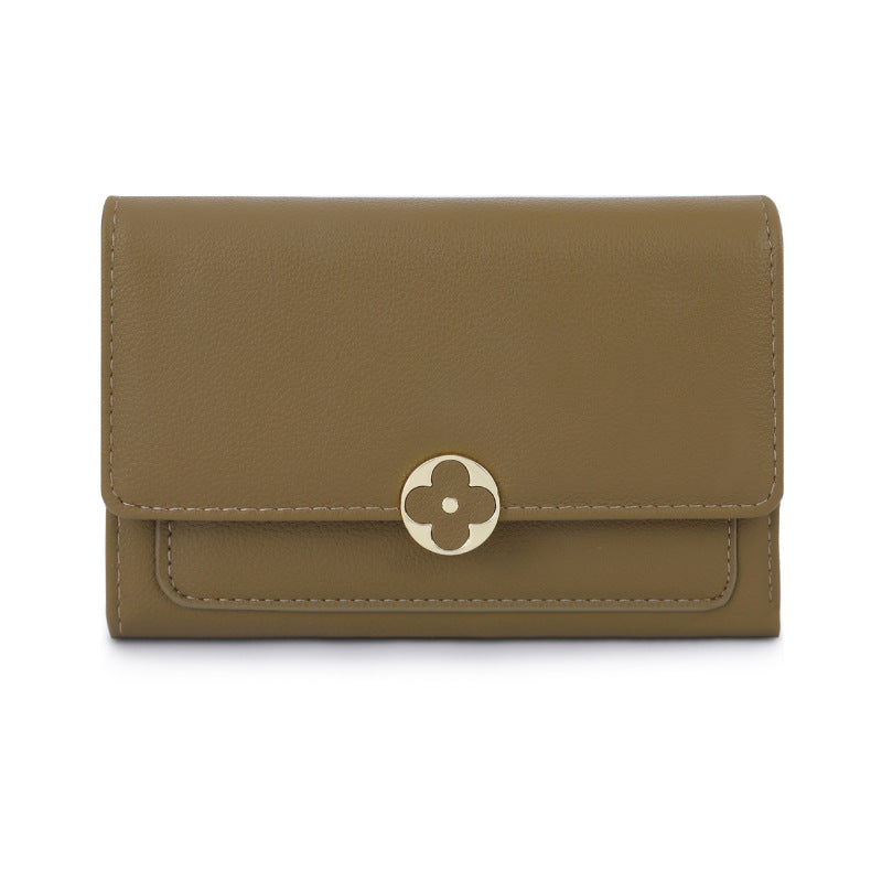 Trendy Women's Innovative Clover Vintage High-grade Ladies Wallets