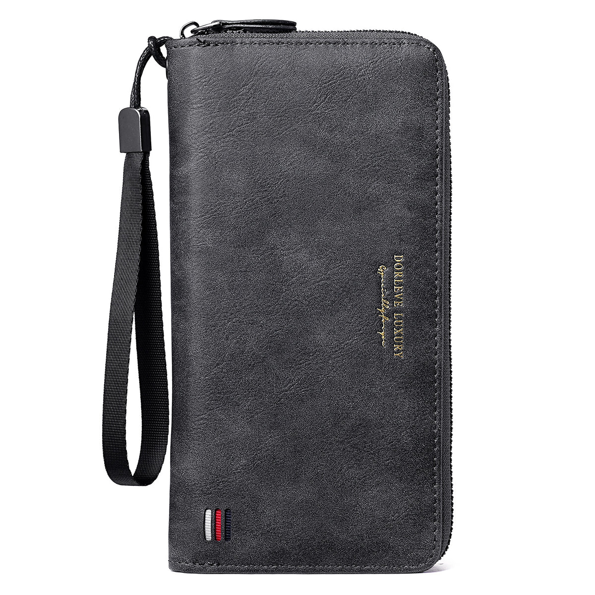 Men's Zipper Long Storage Business Elite Handbags