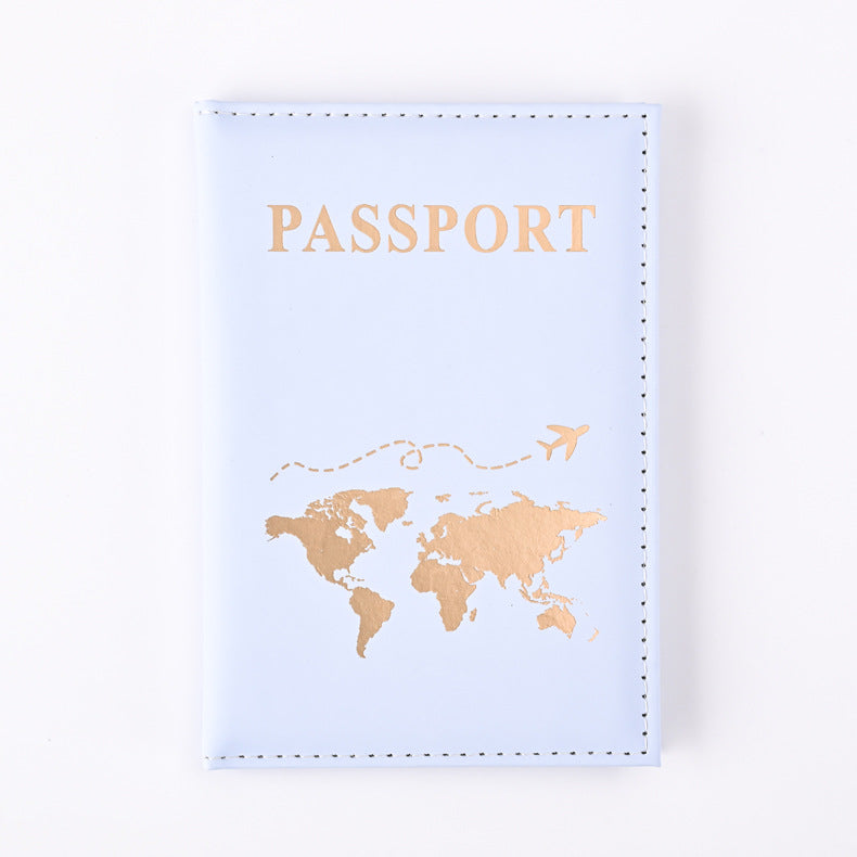 Plain Skin Feeling Passport Cover Ticket Card Holder