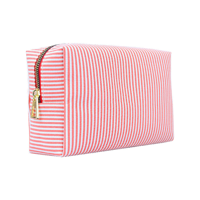 Seersucker Portable Outing Beauty Indian Style Bags
