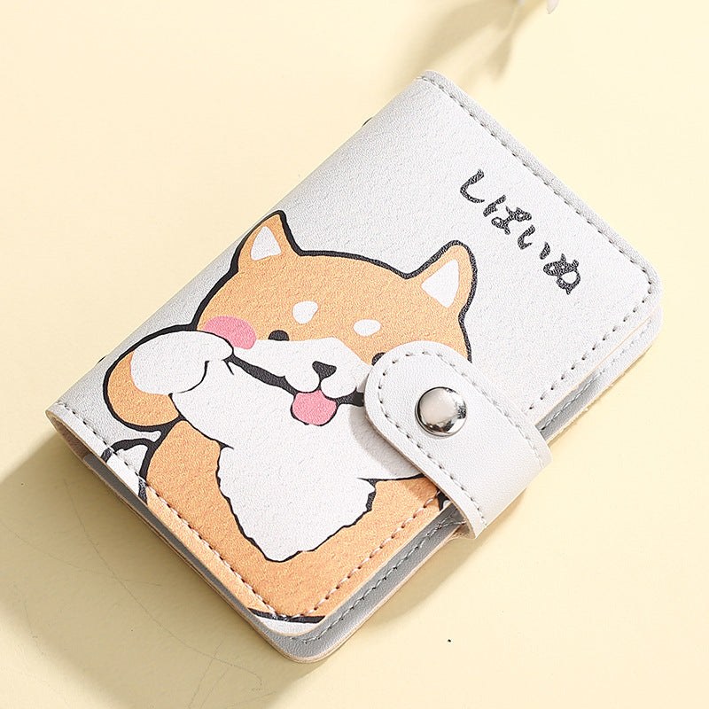 Women's Cartoon Personalized Portable Multiple Slots Driving Card Holder