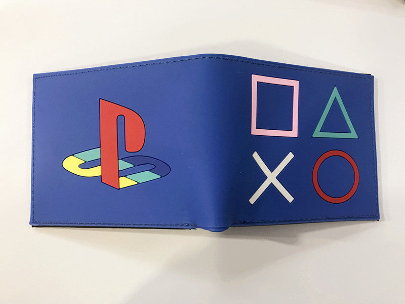 Men's Unique Cool Short Gray Bifold Coin Purses