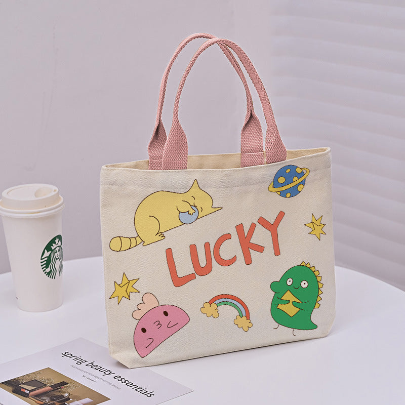 Large Capacity Commuter Lunch Simple Versatile Handbags