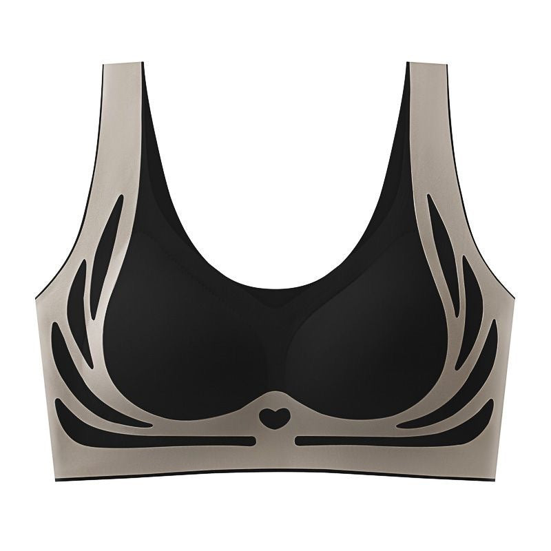 Fixed Cup Pull-up Push-up Small Breast Bras