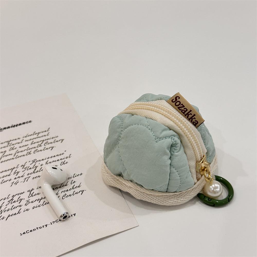 Lovely Heart-shaped Soft Applicable Protective Cover Cosmetic Bags