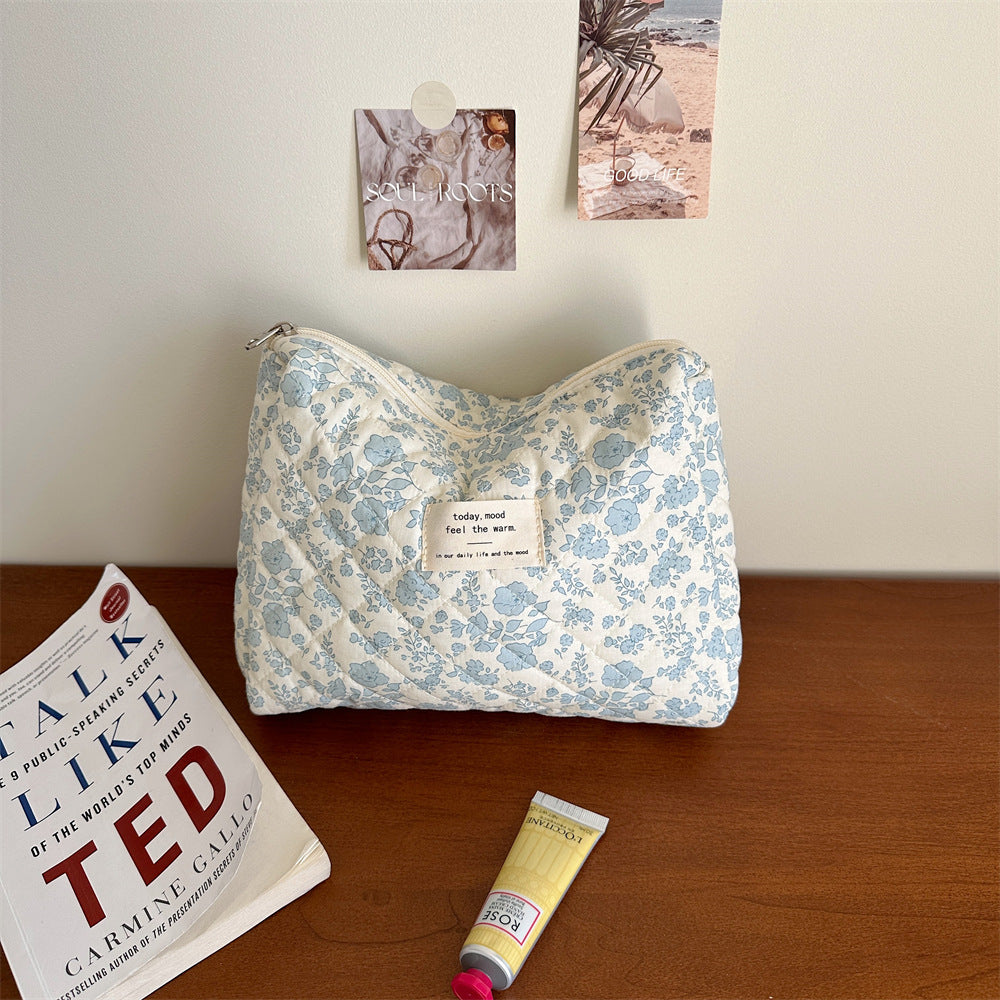 Fresh Floral Makeup Female Multifunction Storage Cosmetic Bags