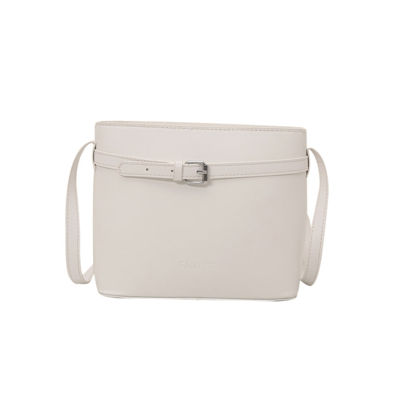Women's Simple Stylish Textured Now Popular Soft Surface Trendy Women's Shoulder Bag
