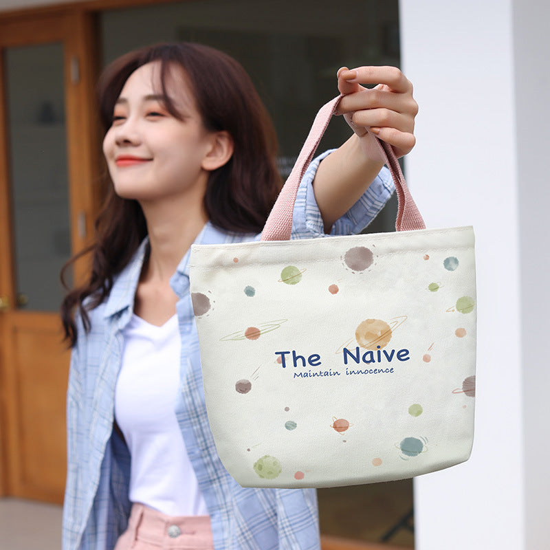 Women's Canvas Cartoon Cabs Korean Style Bags