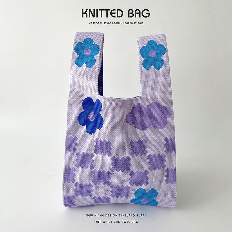 Series Knitted Versatile Large Capacity Commuter Holiday Bags