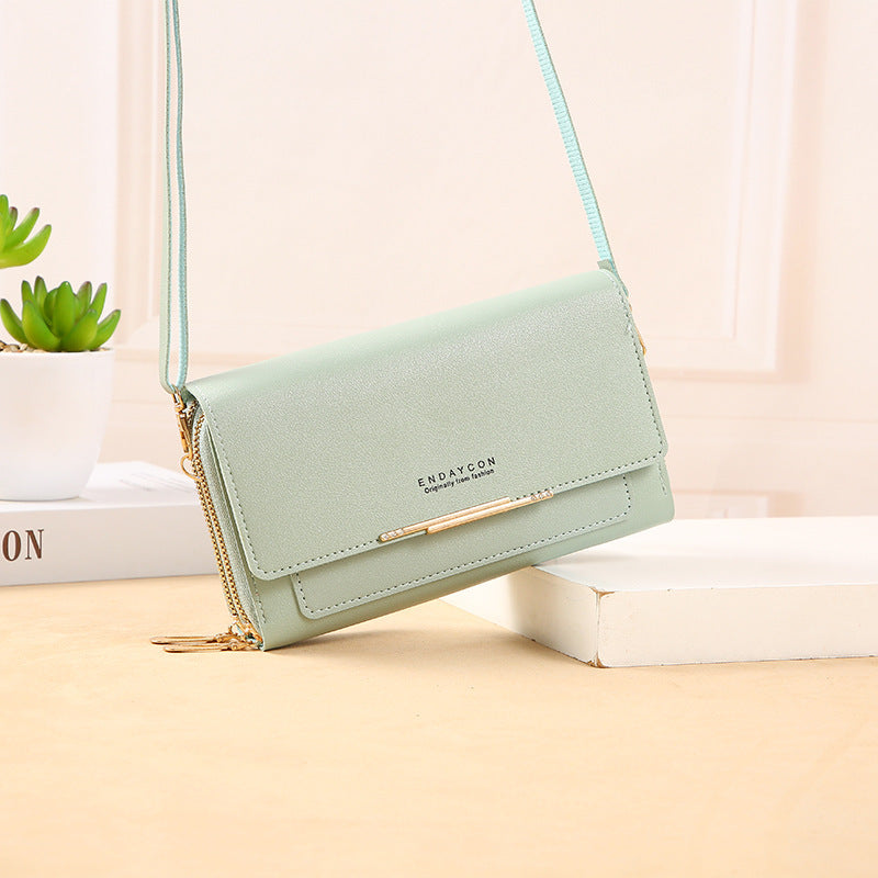 Charming Beautiful Women's Korean Mid-length Clutch Shoulder Bags