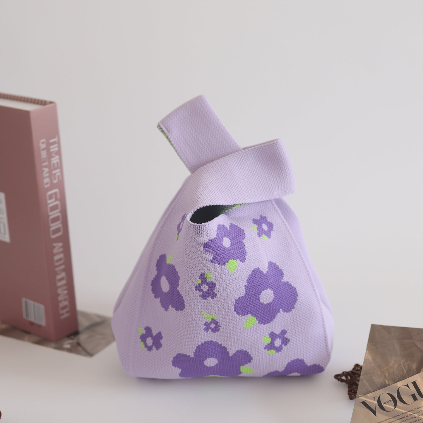 Unique Women's Knitted Woven Vest Simple Handbags