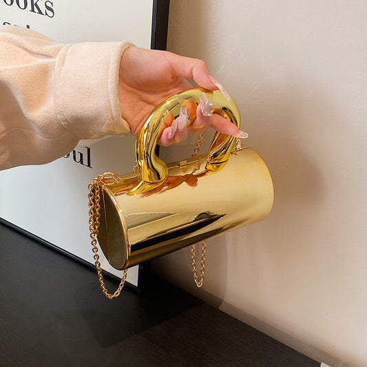 Candy Color Acrylic Cylinder Mori Style Bags
