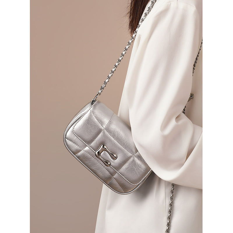 Elegant Women's Genuine Leather Underarm High-grade Bags