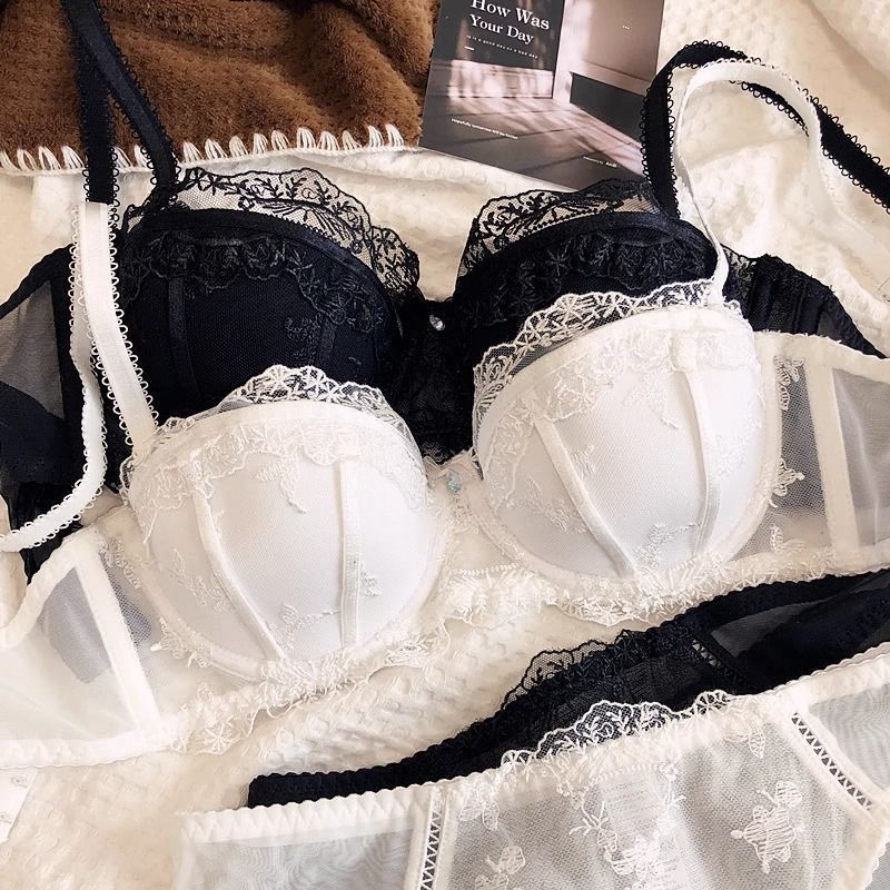 Underwear Thin Soft Steel Ring Push Lingerie Sets