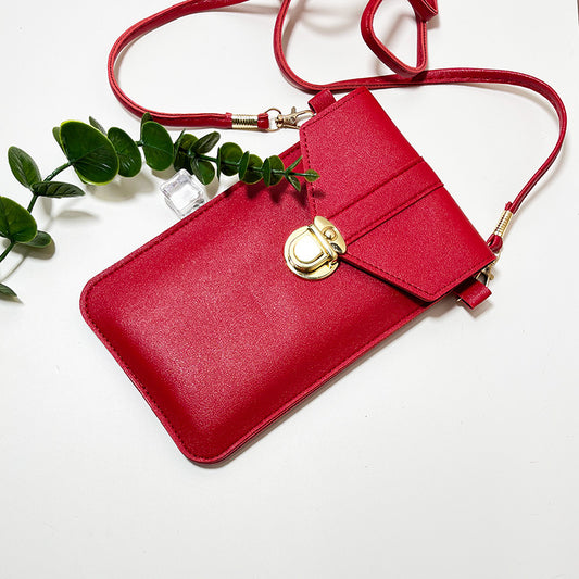 Pretty Touch Screen Lady's Large Capacity Phone Bags