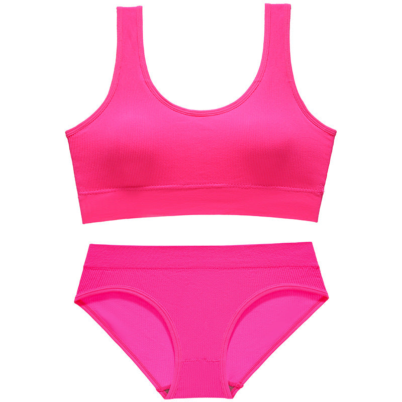 Women's Small Thin Wireless Push Up Sexy Lingerie Sets
