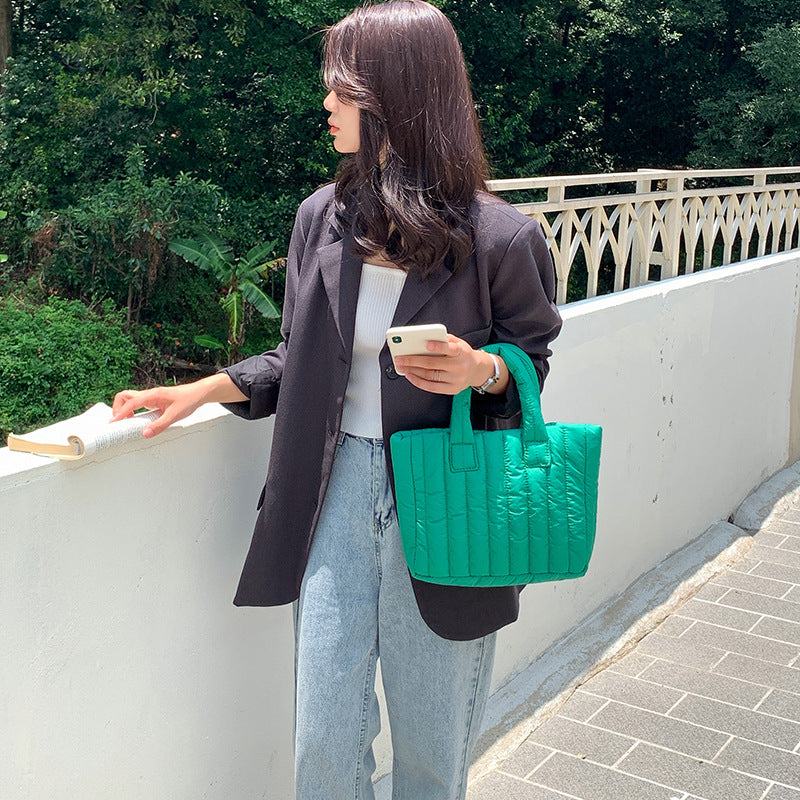 Women's Red Winter Fashionable High-grade Large Capacity Bags