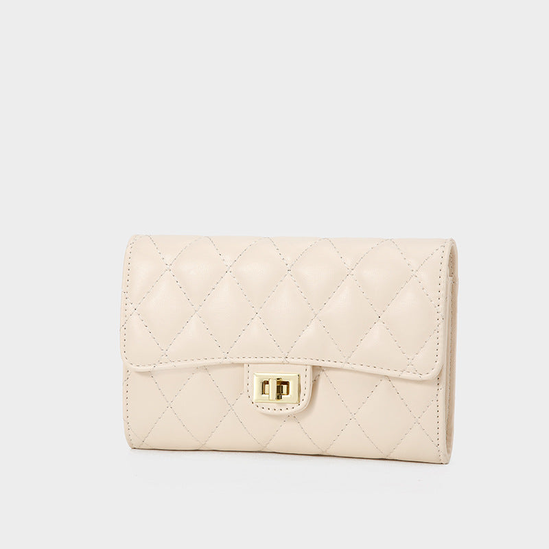 Women's Korean Style Rhombus Chain Fashion Elegant Small Square Bags