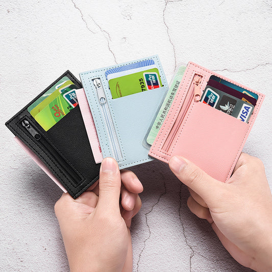 Multiple Slots Function Compact Mini Bank Card Holder