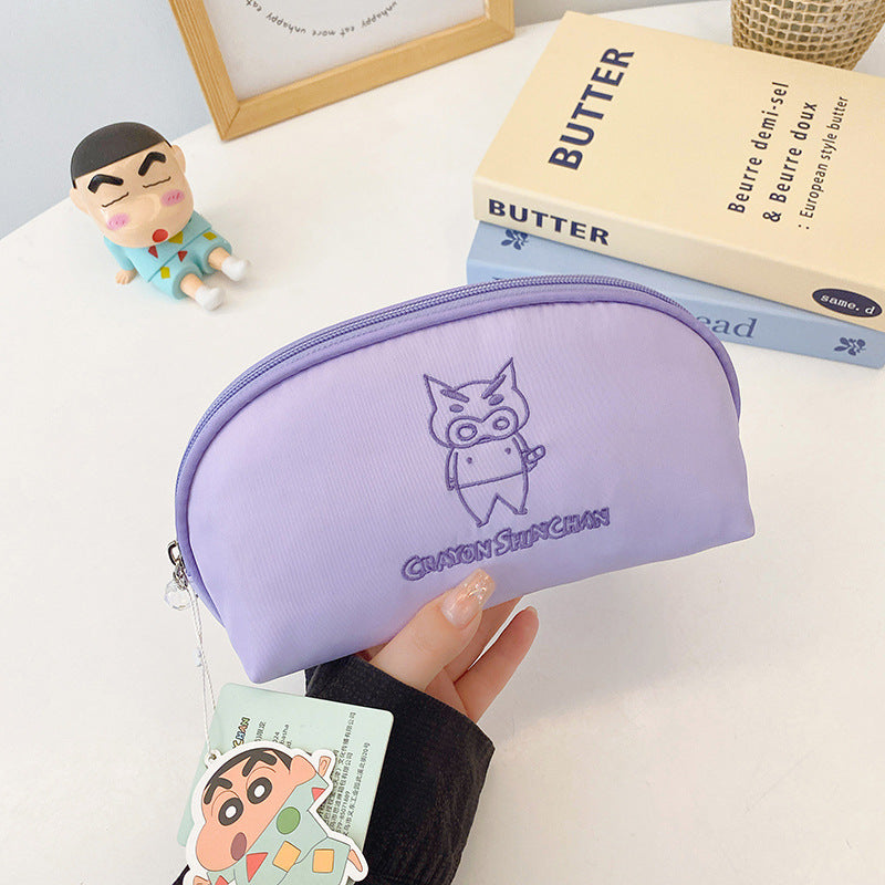 Fashion Simple Hand-held Shell Large Capacity Good-looking Makeup Bag