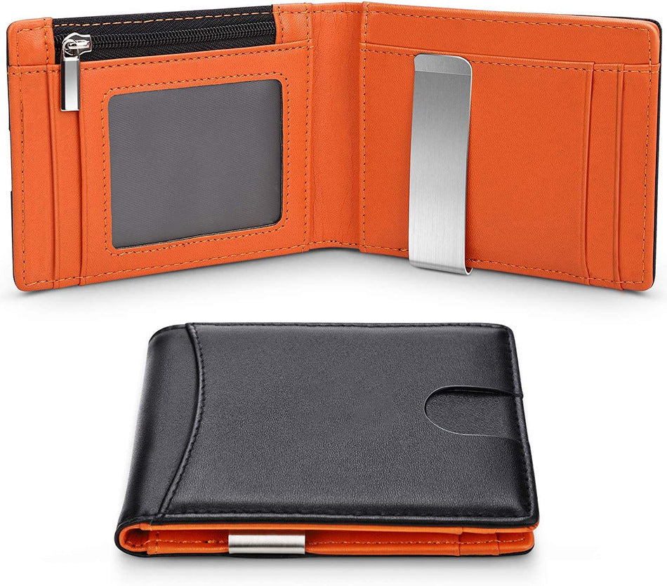 Versatile Slouchy Men's Carbon Fiber Business Men's Wallets