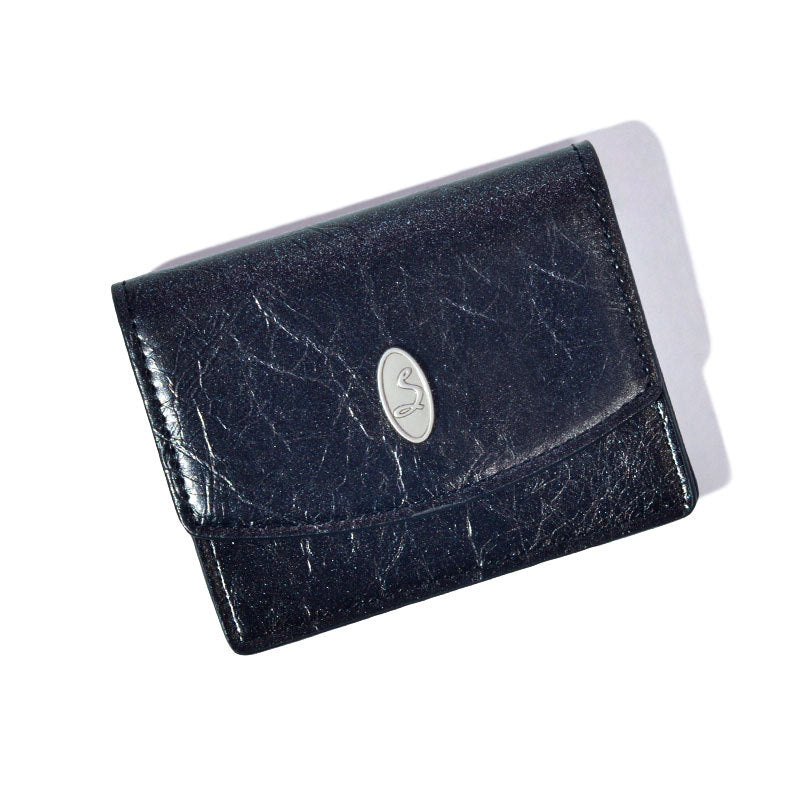 Women's Style Simple Crack Minimalist Large Capacity Card Holder