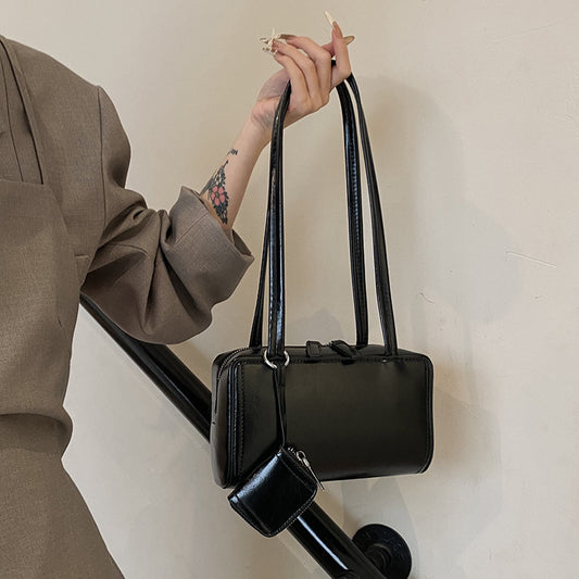 Women's Niche Design Fashion Boston Underarm Pouch Shoulder Bags