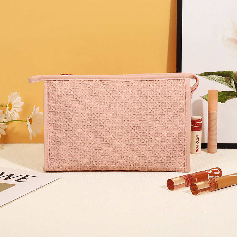 Women's Simple Portable High-grade Storage Waterproof Wash Makeup Bag