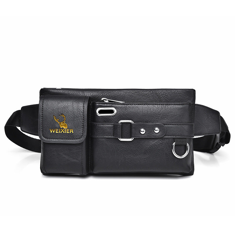 Stylish Men's Tactics Mobile Multifunctional Horizontal Men's Waist Packs