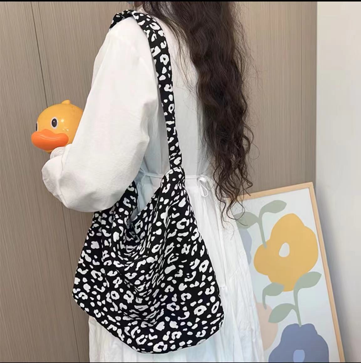 Creative Pretty Floral Canvas Female Zhang Bags