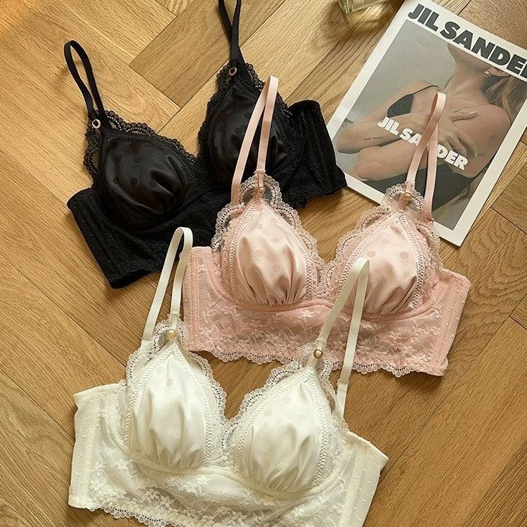 Women's Cup Underwear Thin Comfortable Big Chest Small Push Lingerie Sets