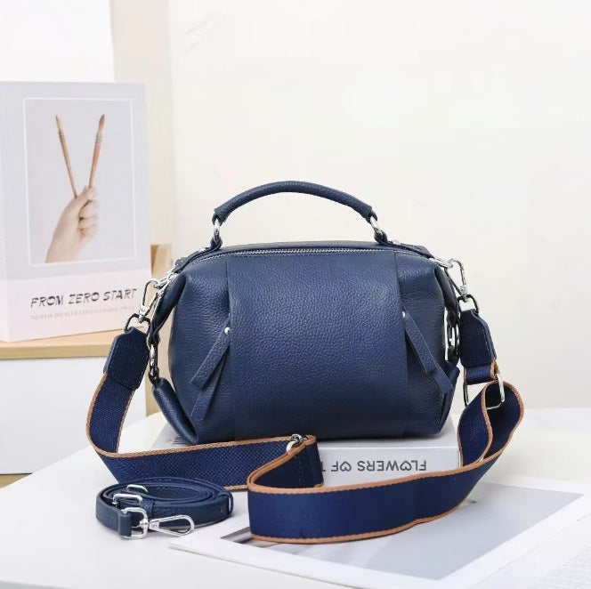 Women's Fashion First Layer Cowhide Leisure Commute Handbags