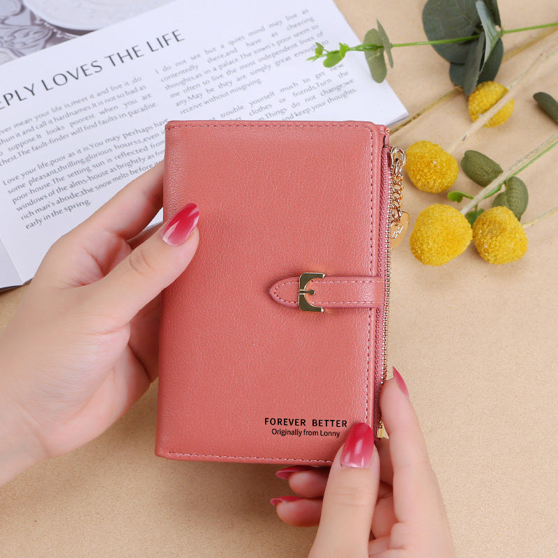 Women's Korean Large Capacity Mid-length Clutch Simple Ladies Wallet