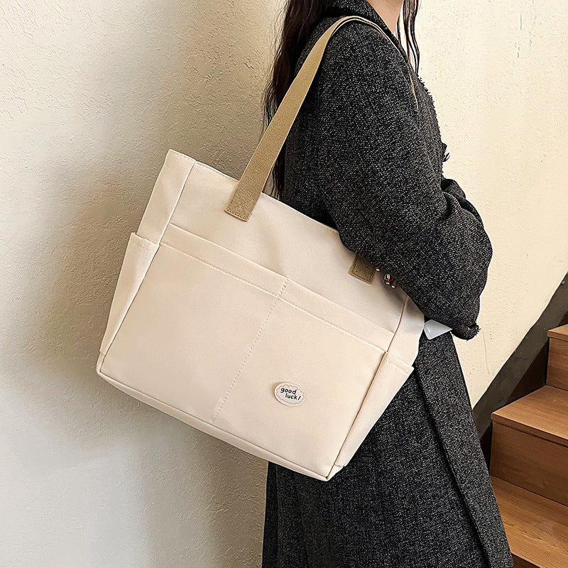 Women's Large Capacity Leisure Portable Underarm Oxford Shoulder Bags