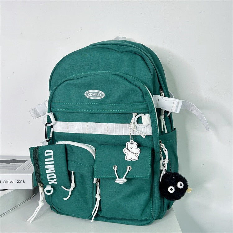 Women's & Men's & Korean Style Retro College High Junior Backpacks