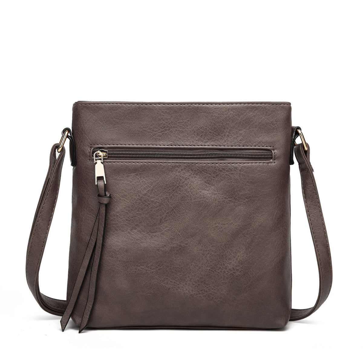 Women's Autumn Retro Style Tassel Double Zipper Bags
