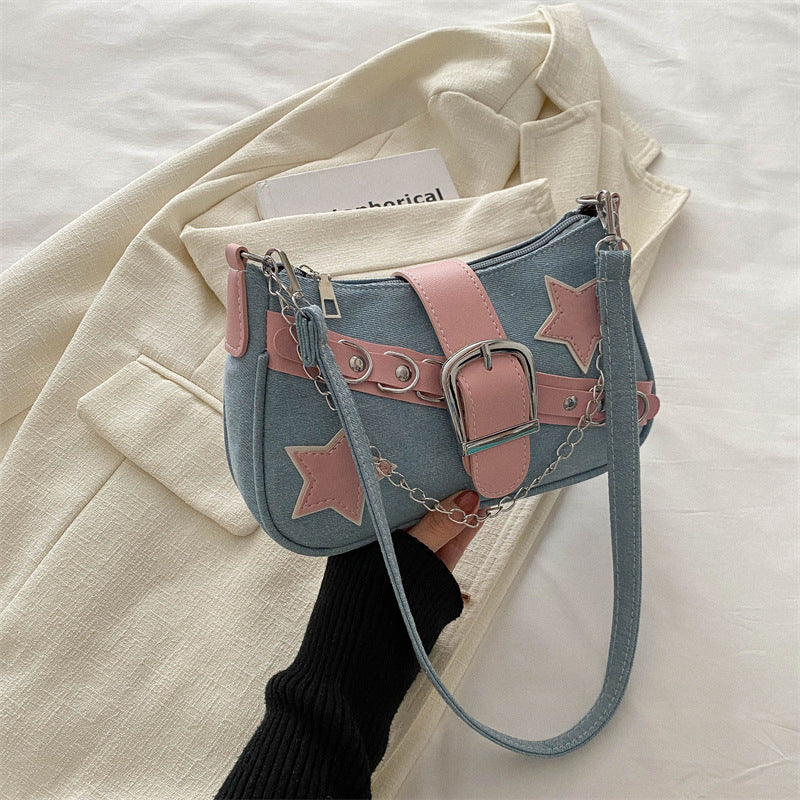 Women's Retro Minority Simple Underarm Fashion Portable Shoulder Bags