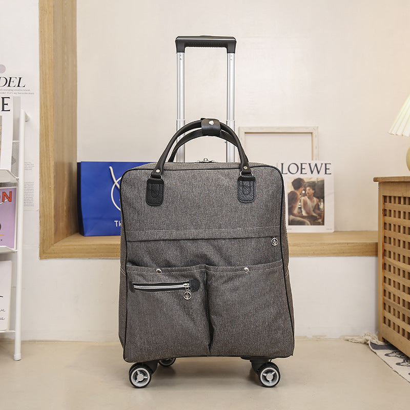 Women's Innovative Portable Folding Buggy Printing Travel Bags