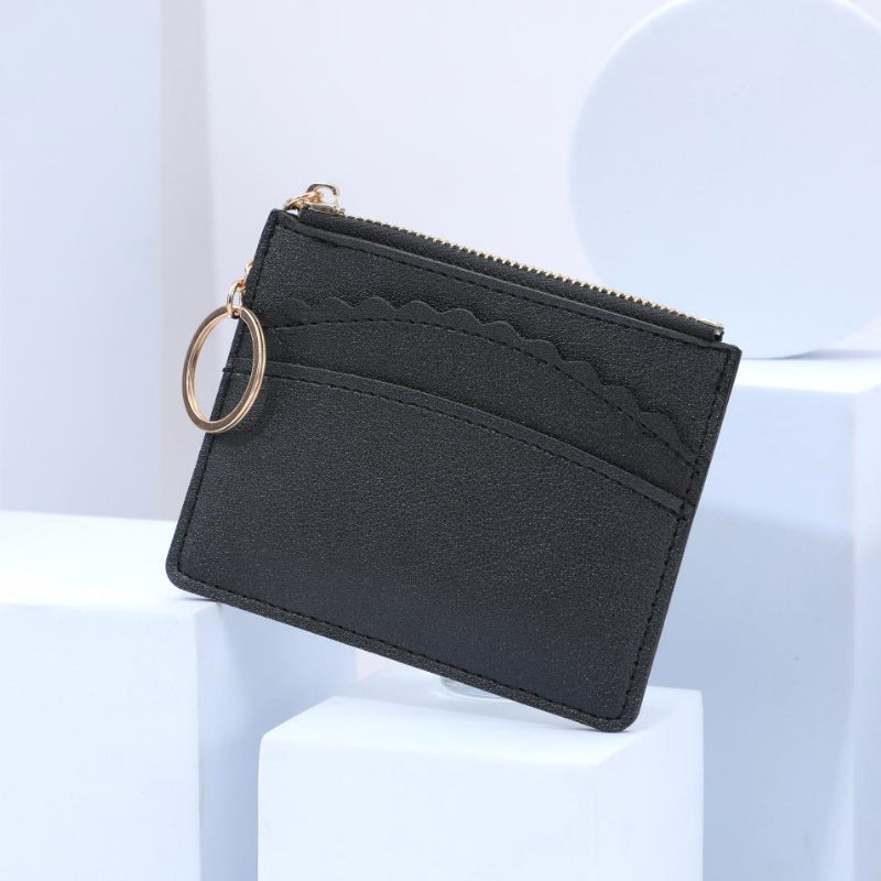 Korean Style Multiple Slots Zipper Document Card Holder