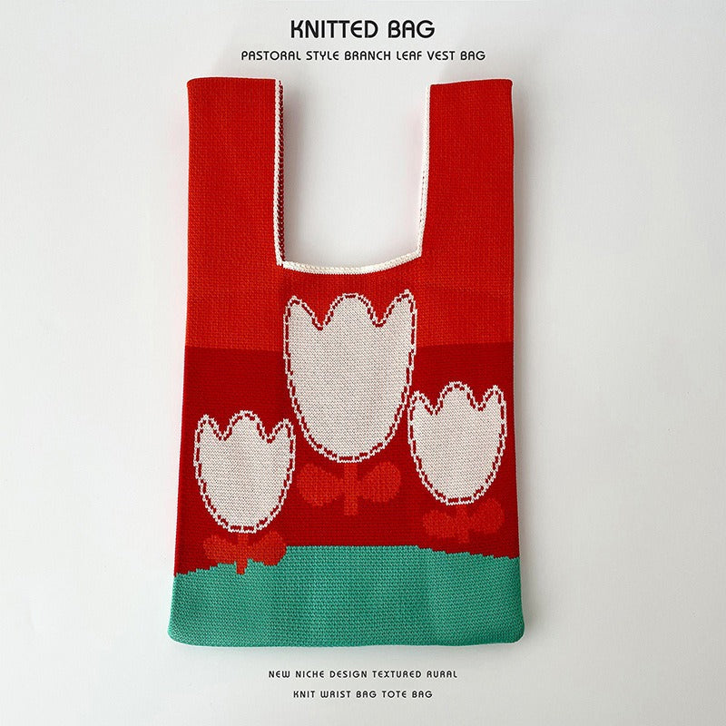 Series Knitted Versatile Large Capacity Commuter Holiday Bags