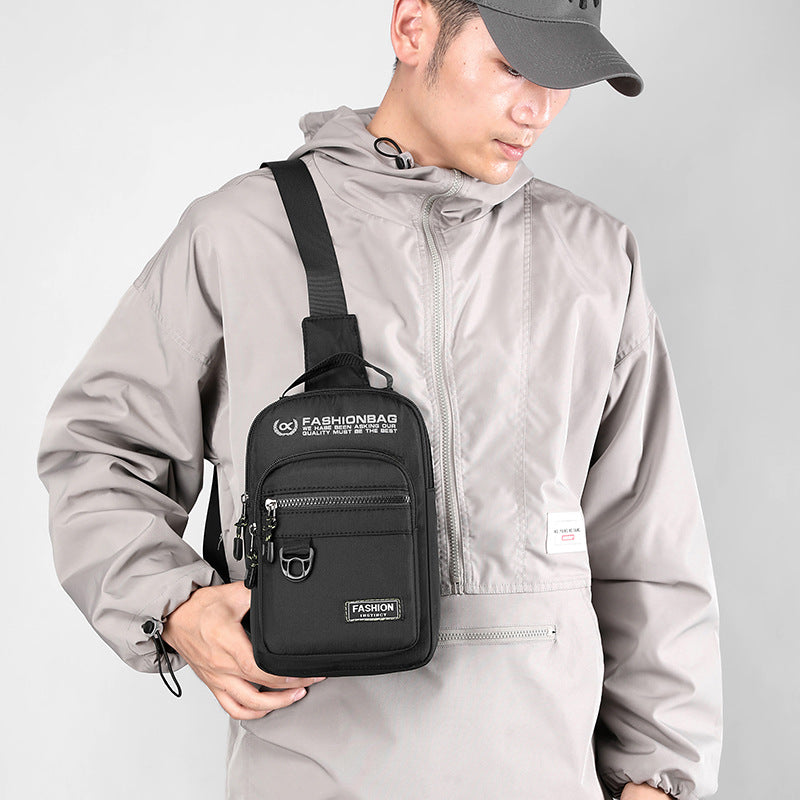 Men's Elegant Classy Oxford Cloth Waterproof Men's Chest Bags