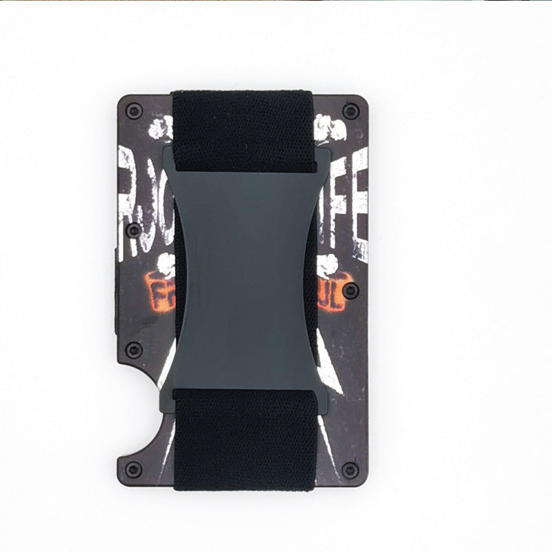 Metal Carbon Fiber Swiping Blocking Technology Card Holder