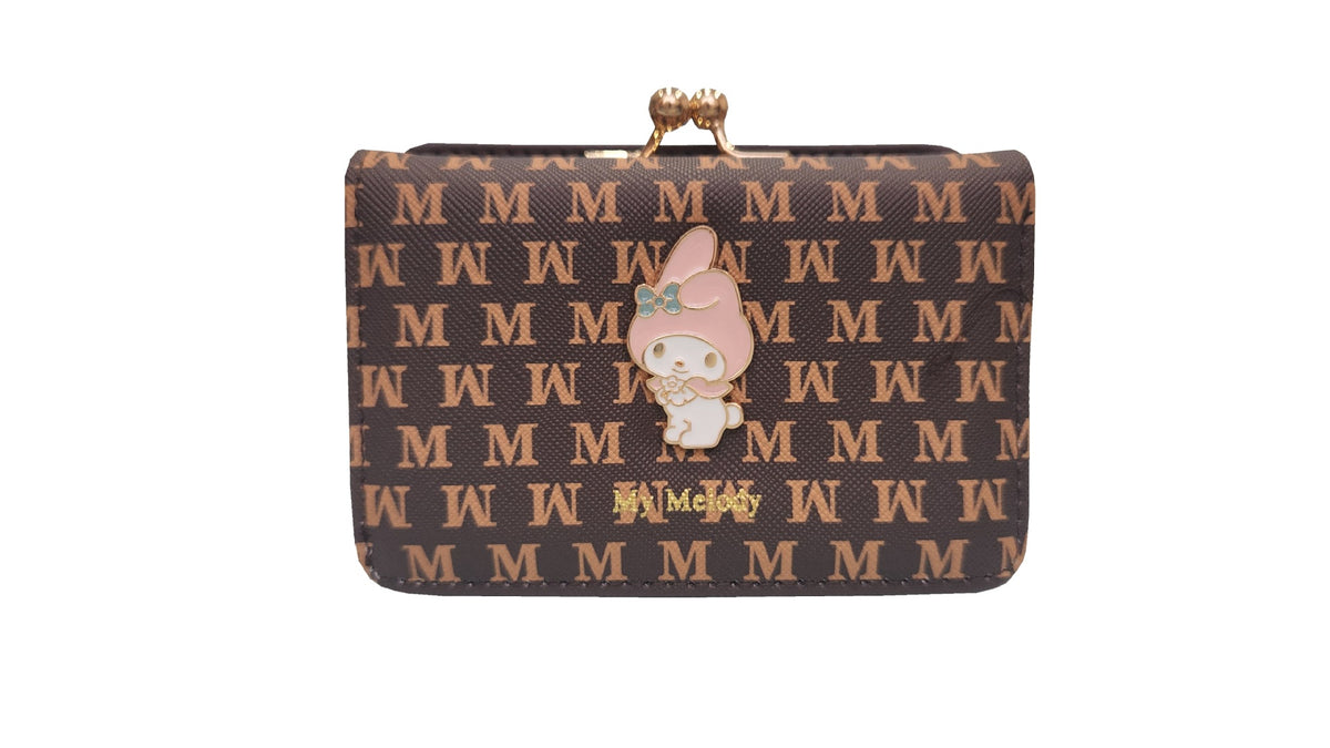 Women's Korean Style Fashion Short Hardware Clow Ladies Wallet